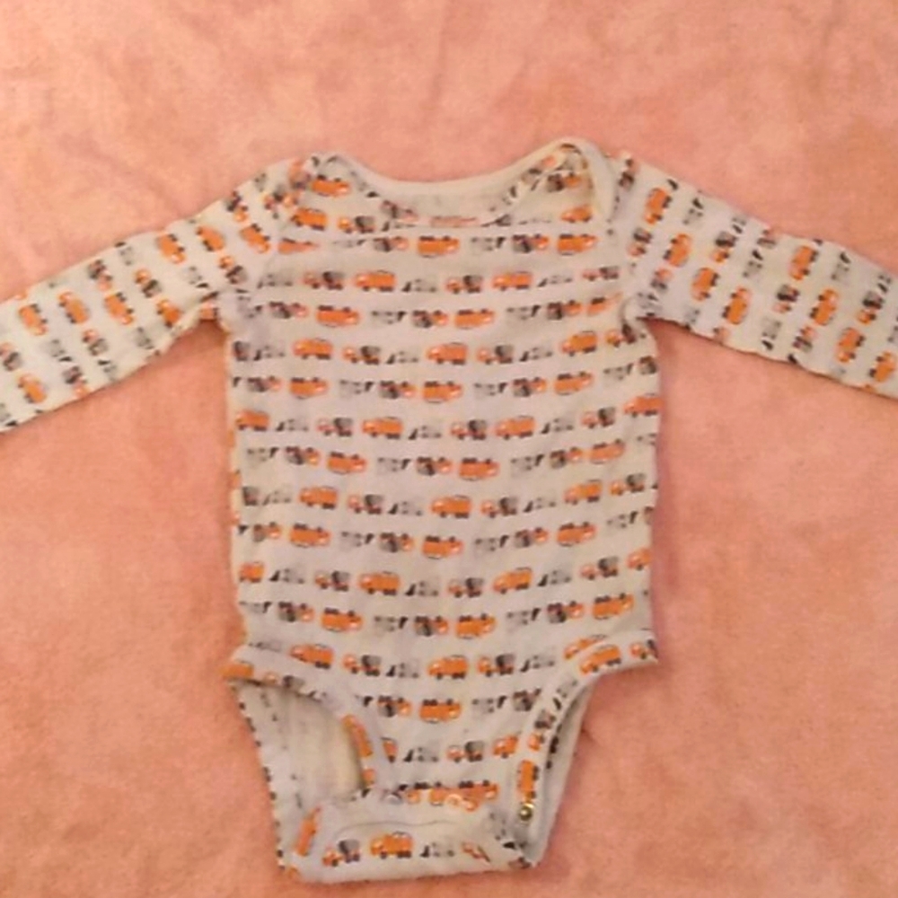 Trucks onesie